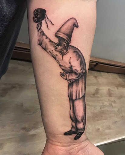 Explore scripture tattoo ideas for guys, creative tattoo ideas in Amherst, available at Wanderlust Tattoo & Piercing