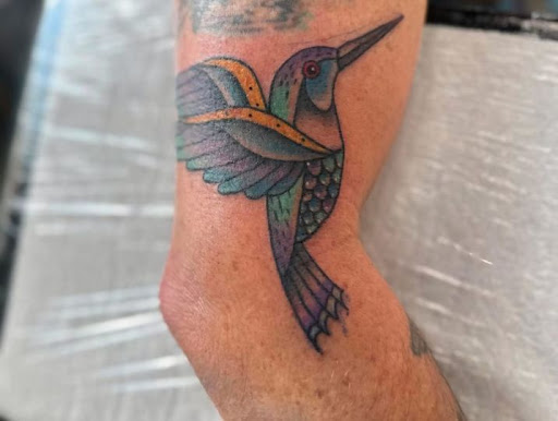 Explore island tattoo ideas, creative tattoo ideas in Belgrade, available at The Loyal Sparrow Tattoo and Piercing