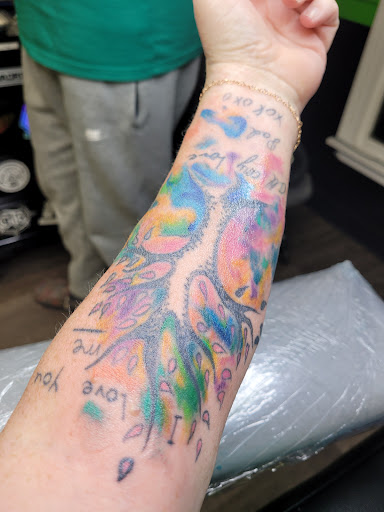 Explore tattoo ideas cover up names, creative tattoo ideas in Greeneville, available at Greeneville Tattoo Company