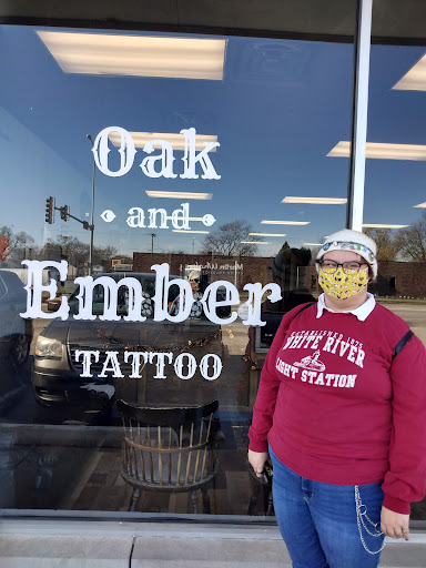 Explore bottom sleeve tattoo ideas, creative tattoo ideas in Bradley, available at Oak and Ember Tattoo