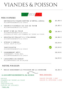 Restaurant italien La Pizz'Zola à Dijon (la carte)