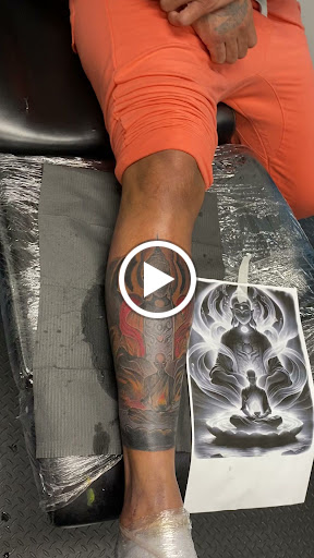 Explore tribal chest tattoo ideas, creative tattoo ideas in Newark, available at Bad Intentionz Tattoo & Piercings Studio