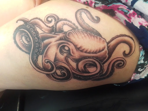 Explore aloha tattoo ideas, creative tattoo ideas in Erie, available at Ronin Ink