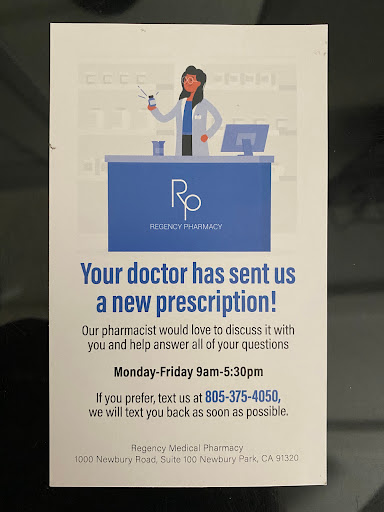 Pharmacy «Regency Medical Pharmacy», reviews and photos, 1000 Newbury Rd, Newbury Park, CA 91320, USA