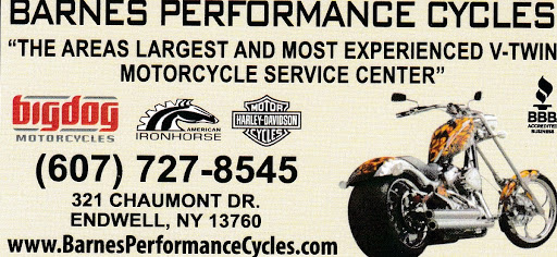 Motorcycle Repair Shop «Barnes Performance Cycles», reviews and photos, 321 Chaumont Dr, Endwell, NY 13760, USA