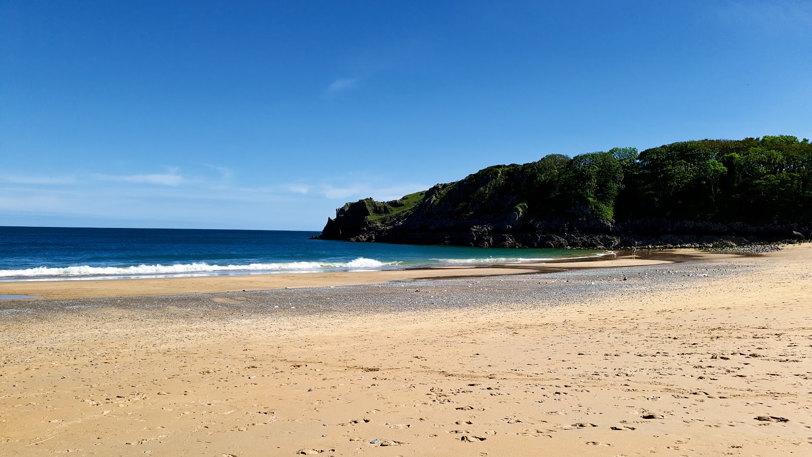 Fotografija Barafundle Bay beach nahaja se v naravnem okolju