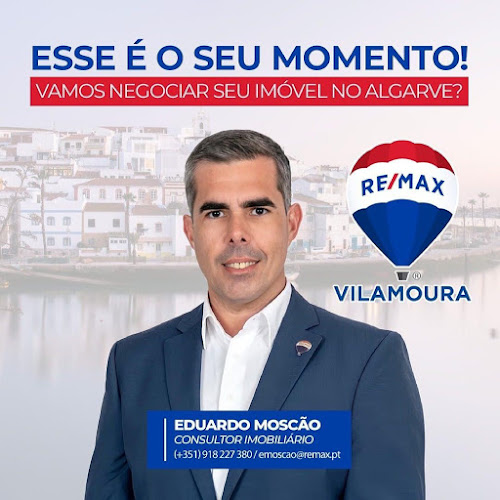 Comentários e avaliações sobre o Eduardo Moscão - Agente Imobiliário RE/MAX Vilamoura.