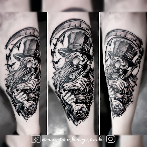 Explore arm tattoo cover up ideas, creative tattoo ideas in Casper, available at Luna & Lotus Amethyst Ink Angie Kay