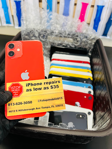 Cell Phone Store «1 Stop Mobile», reviews and photos, 4612 E Hillsborough Ave, Tampa, FL 33610, USA
