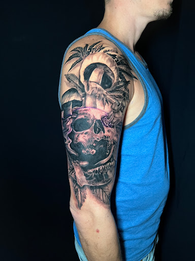 Explore guatemala tattoo ideas, creative tattoo ideas in Englewood, available at Flamingo Noir Collective
