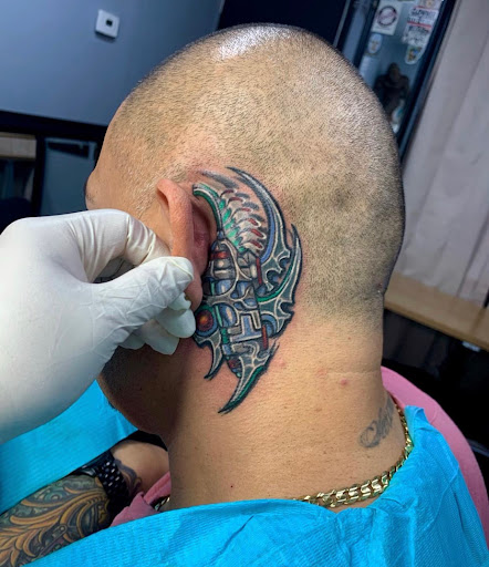 Explore father and daughter tattoo ideas, creative tattoo ideas in Fresno, available at Red Wave Tattoo & Art Gallery