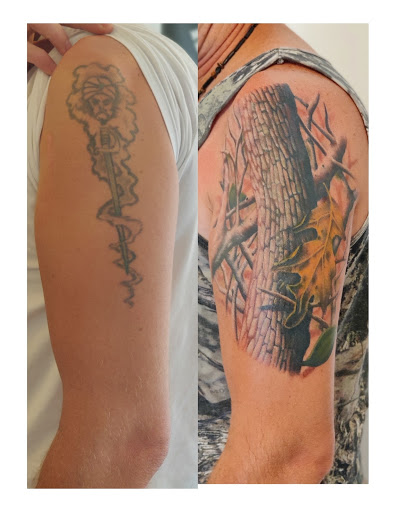 Explore punk rock tattoo ideas, creative tattoo ideas in Hebron, available at Explosive Ink Tattoo