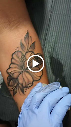 Explore inner bicep tattoo ideas, creative tattoo ideas in Detroit, available at Swagg Shop (tattoos and piercings)