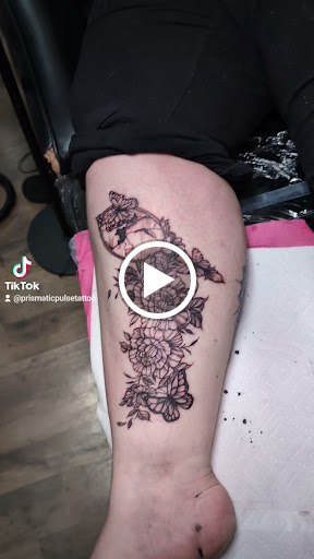 Explore kaws tattoo ideas, creative tattoo ideas in Cornelia, available at Prismatic Pulse Tattoo