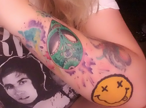 Explore half sleeve cover up tattoo ideas, creative tattoo ideas in Jasper, available at Night Owl Tattoo Studio