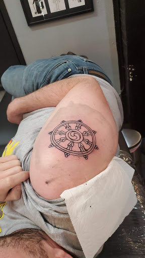 Explore surfing tattoo ideas, creative tattoo ideas in Albany, available at DieHard Piercing & Tattoo Studio