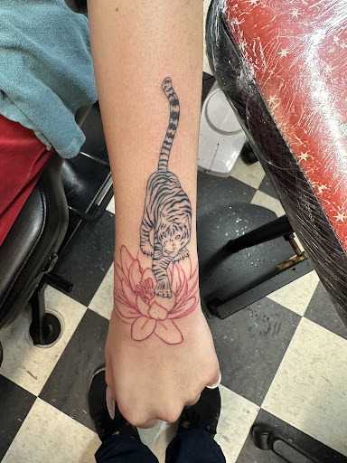 Explore beetle tattoo ideas, creative tattoo ideas in Fremont, available at The Dogfather Tattoo Company
