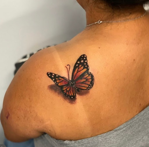 Explore tattoo ideas and designs for men, creative tattoo ideas in Orange, available at Ink Activitiez Tattoo