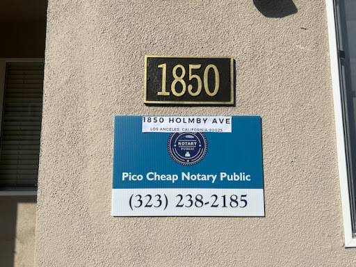 Mejor Notaría Pico Cheap Notary Public