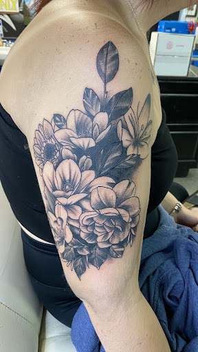 Find snowflake tattoo ideas for your next unique tattoo in Grand Junction at 50 Shades of Pain Tattoo and Art Studio
