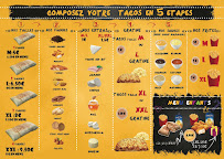 Menu du Tacostanet à Castanet-Tolosan