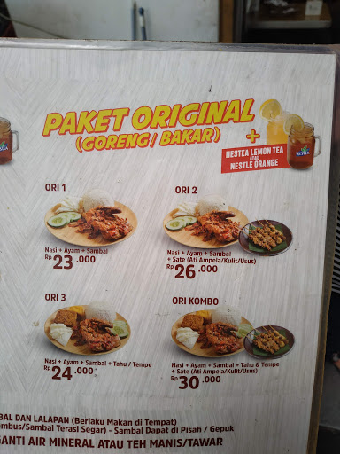 Menu Review Ayam Gepuk Pak Gembus Taman Solo Jkt C Cempaka Putih Kuliner Fiesta