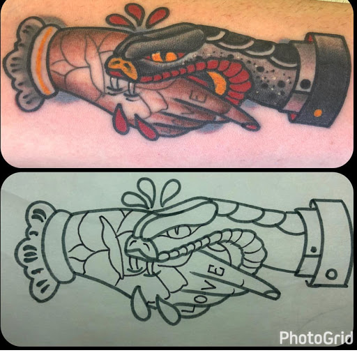 Explore calcifer tattoo ideas, creative tattoo ideas in Memphis, available at Studio 42