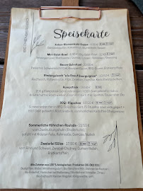 Bio-Berggasthof Beckenbergbaude à Kottmar OT Eibau menu