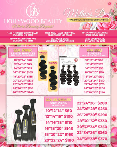 Beauty Supply Store «Hollywood Beauty Supply 4», reviews and photos, 7733 Olive Blvd, University City, MO 63130, USA