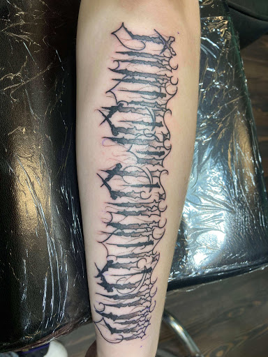 Explore mechanical tattoo ideas, creative tattoo ideas in Mckinney, available at Borrowed Time Fine Art Gallery Tattoo Shop