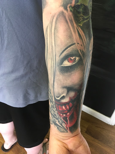 Explore german tattoo ideas for guys, creative tattoo ideas in Princeton, available at The Asylum Tattoos & Fine Art