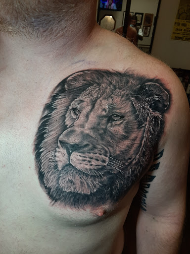 Explore jersey shore tattoo ideas, creative tattoo ideas in Lakeview, available at Backwoods Tattoo Studio