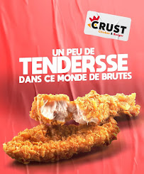 Crust chicken and burger à Orléans menu