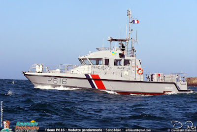 Brigade de gendarmerie maritime P616 Trieux à Saint-Malo
