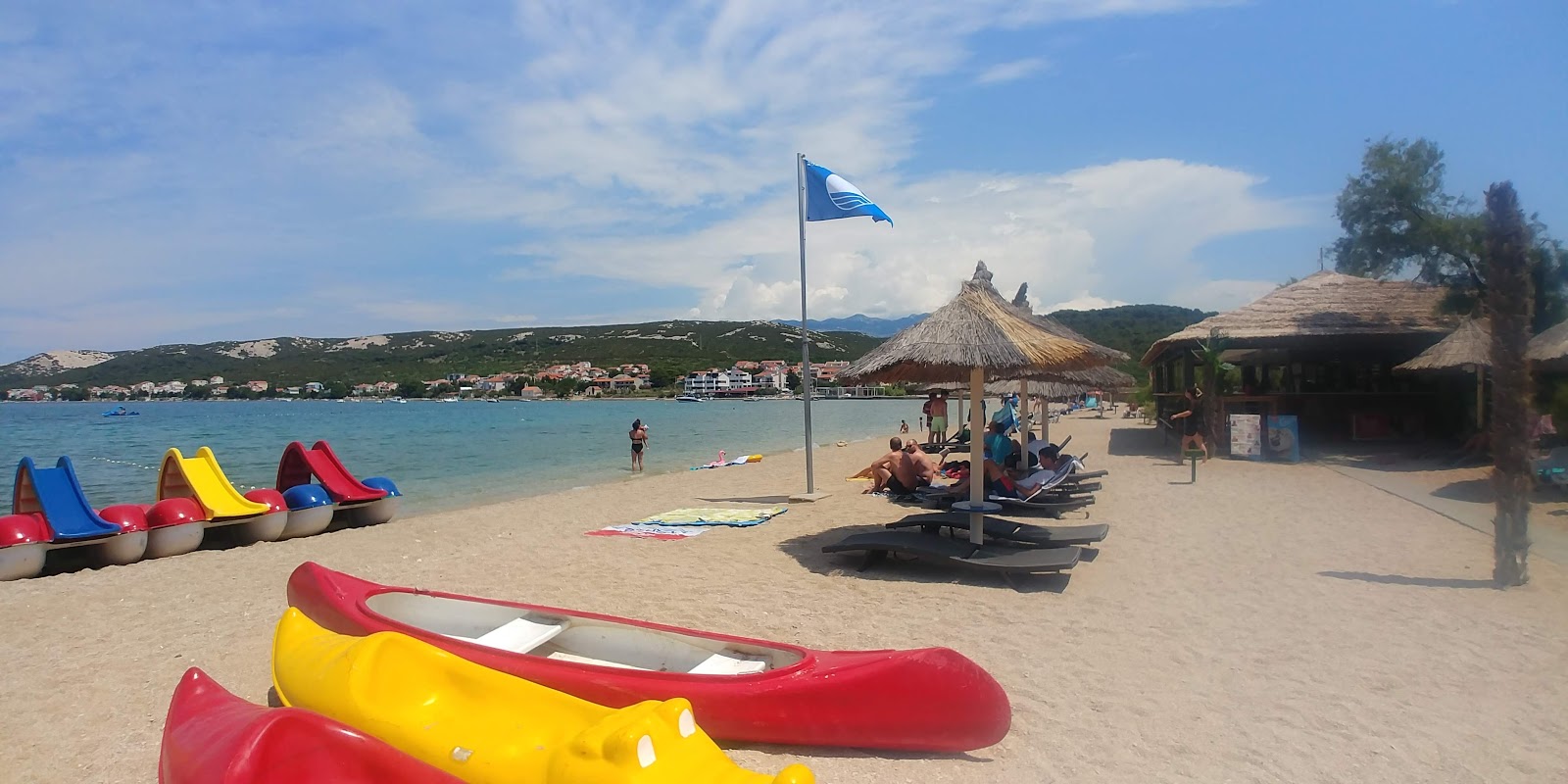 Fotografie cu Plaja Planjka Trincel - locul popular printre cunoscătorii de relaxare