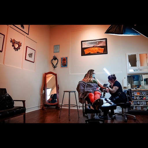 Explore tattoo ideas for men leg, creative tattoo ideas in Ithaca, available at Heres To You Tattoo