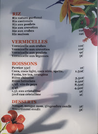 Menu / carte de Restaurant Nha Trang à Narbonne