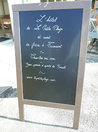 Restaurant Le Grain de Sable à Saint-Georges-d'Oléron menu