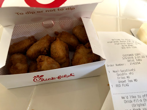 Fast Food Restaurant «Chick-fil-A», reviews and photos, 950 Cpl Max Donahue Ln, Highlands Ranch, CO 80129, USA