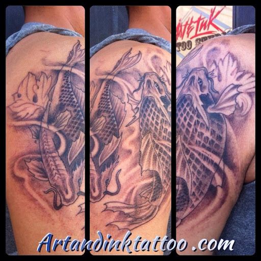 Explore sealife tattoo ideas, creative tattoo ideas in Coachella, available at Art & Ink Tattoo Studio