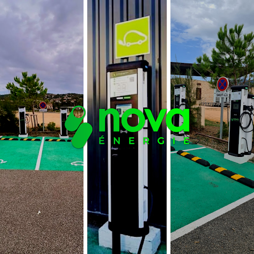 Borne de recharge de véhicules électriques Nova énergie Ajaccio