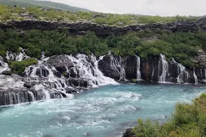 Hraunfossar Waterfall image