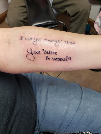 Explore dmb tattoos ideas, creative tattoo ideas in Elko, available at Custom Tattoos and Body Piercing Studio