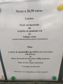 La Grenouille Gourmande à Saint-Rémy carte