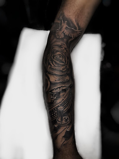 Explore cookie tattoo ideas, creative tattoo ideas in Lavonia, available at 1890 Tattoo Co.