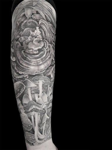 Explore leg tattoo ideas male, creative tattoo ideas in Ithaca, available at Heres To You Tattoo