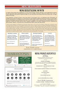 Restaurant de fruits de mer Ristorante Pineta 1903 à Maiori (la carte)