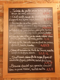 Restaurant Une Table à Deux à Toulouse carte