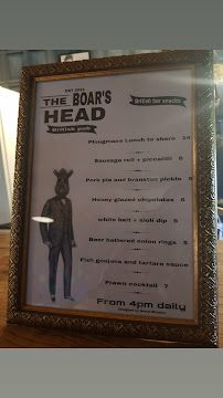 The Boars Head Inn à Margouët-Meymes carte
