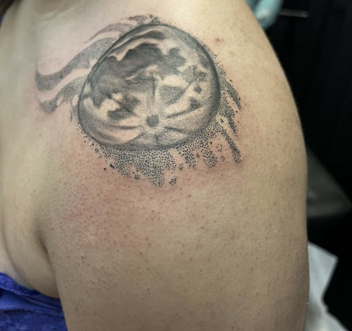 Explore lower arm tattoo ideas, creative tattoo ideas in Platteville, available at Ye Old Tattoo Shoppe, llc